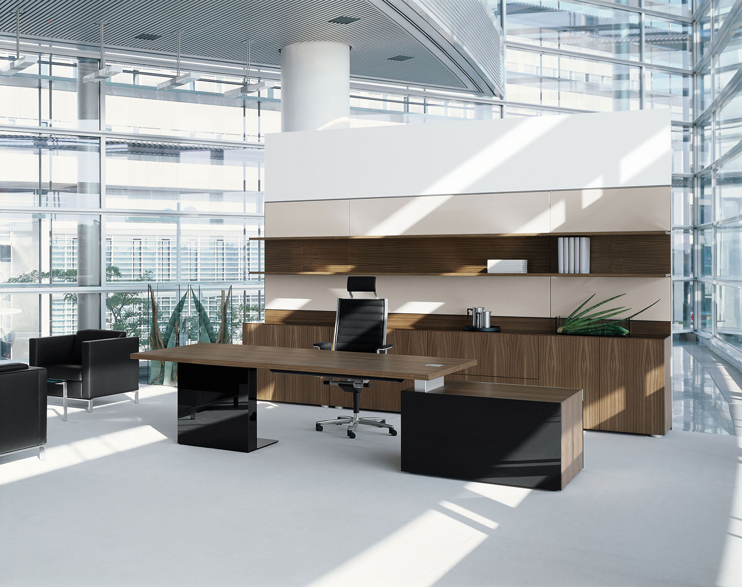 p2-management, Premium Schreibtisch, Bene Büromöbel, Bild 4