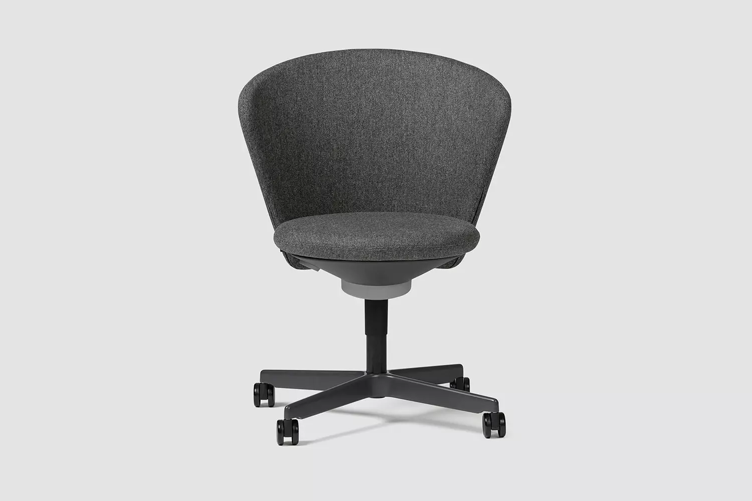 BAY Chair, Fußkreuz gepolstert höhenverstellbar mit Rollen ohne Armlehne Stuhl, Bene Büromöbel, Bild 1