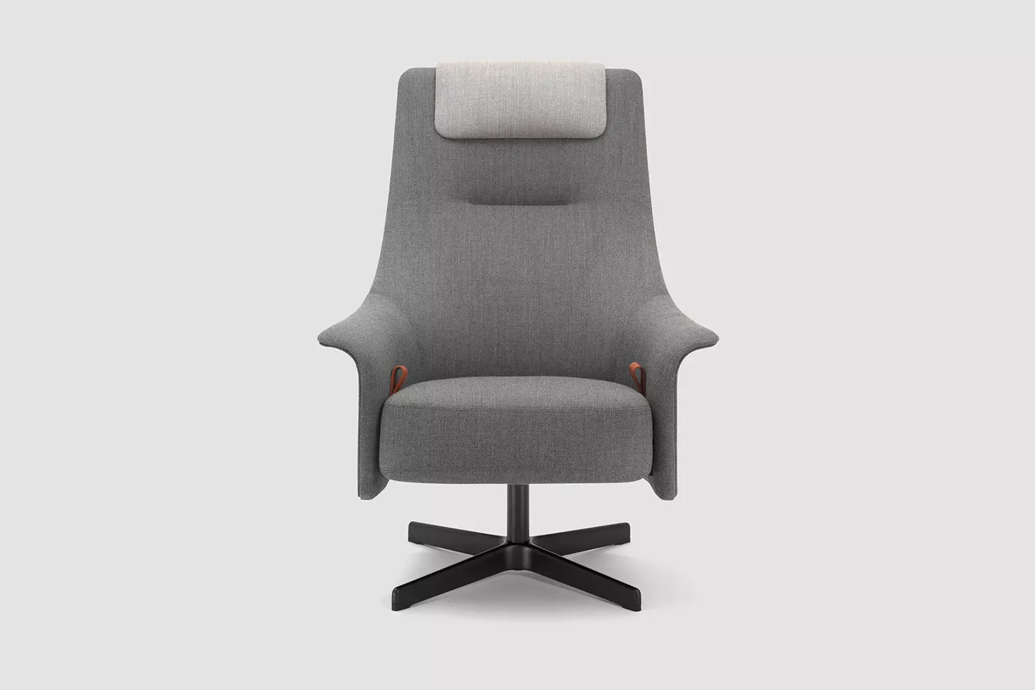 PORTS Active Chair, Höheneinstellbar Fußkreuz gepolstert Premium Polstersessel, Bene Büromöbel, Bild 3
