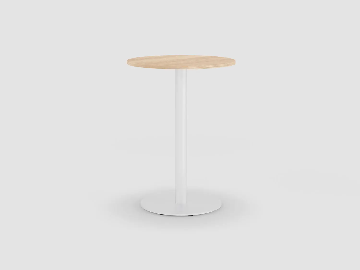 t-meeting-saeulentisch-hoch, Hauteur debout Table de séminaire Table de bistrot, meubles de bureau Bene, Image 1