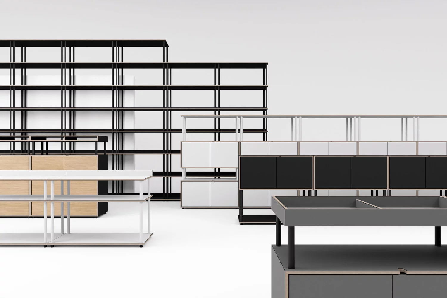 STUDIO regalsystem, Shelf Sideboard, Bene Office furniture, Image 4