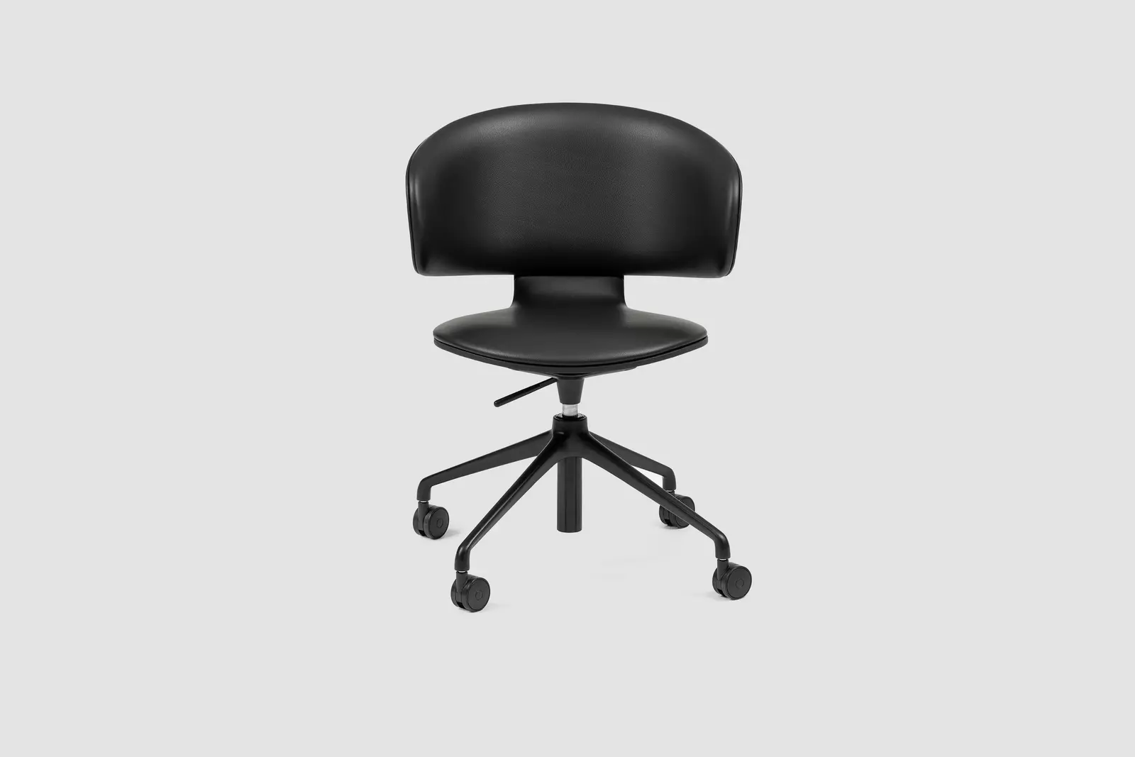 studio-chair-mit-fusskreuz, with castors Upholstered Withous armrests Premium Non-pholstered Chair, Bene Office furniture, Image 8
