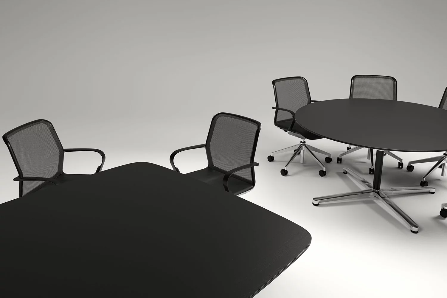 FILO 4-Star Table, Premium Sitzhöhe Besprechungstisch, Bene Büromöbel, Bild 2