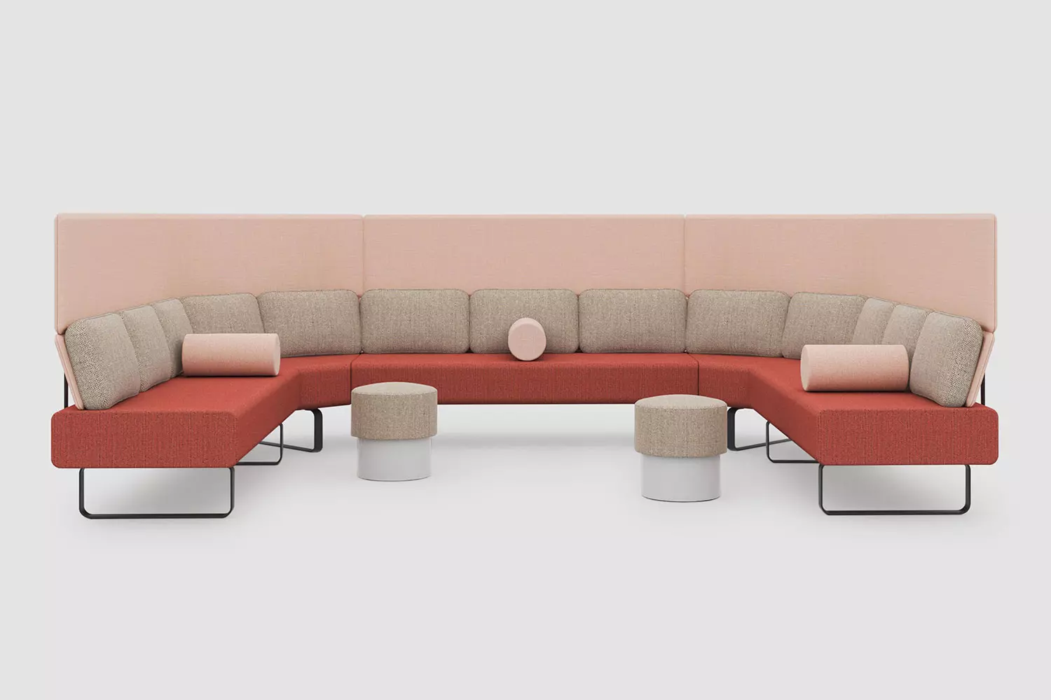 SETTLE, version tapissée Système modulaire Canapé, meubles de bureau Bene, Image 2