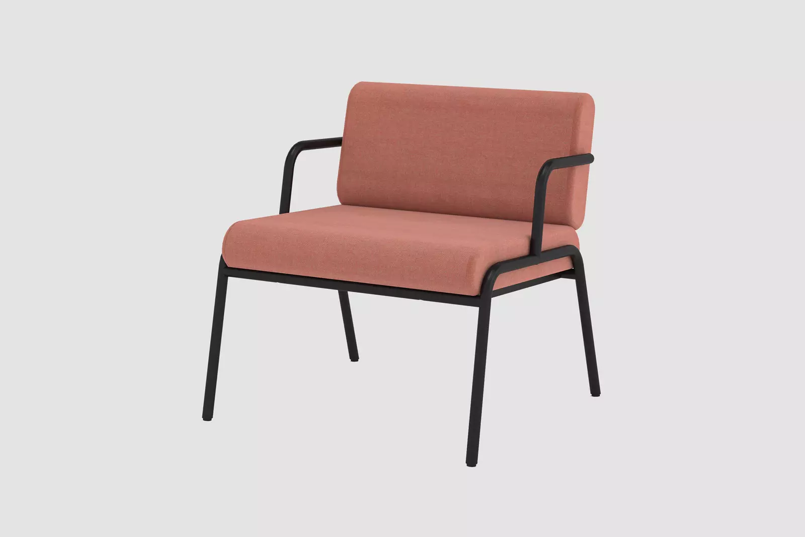 CASUAL Outdoor Lounge Chair, Outdoor gepolstert ohne Armlehne mit Armlehne Bank Modulsystem, Bene Büromöbel, Bild 1