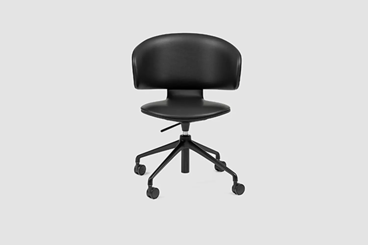 studio-chair-mit-fusskreuz-auf-rollen, with castors Upholstered Non-pholstered swivel base Premium Office swivel chair Chair, Bene Office furniture, Image 1