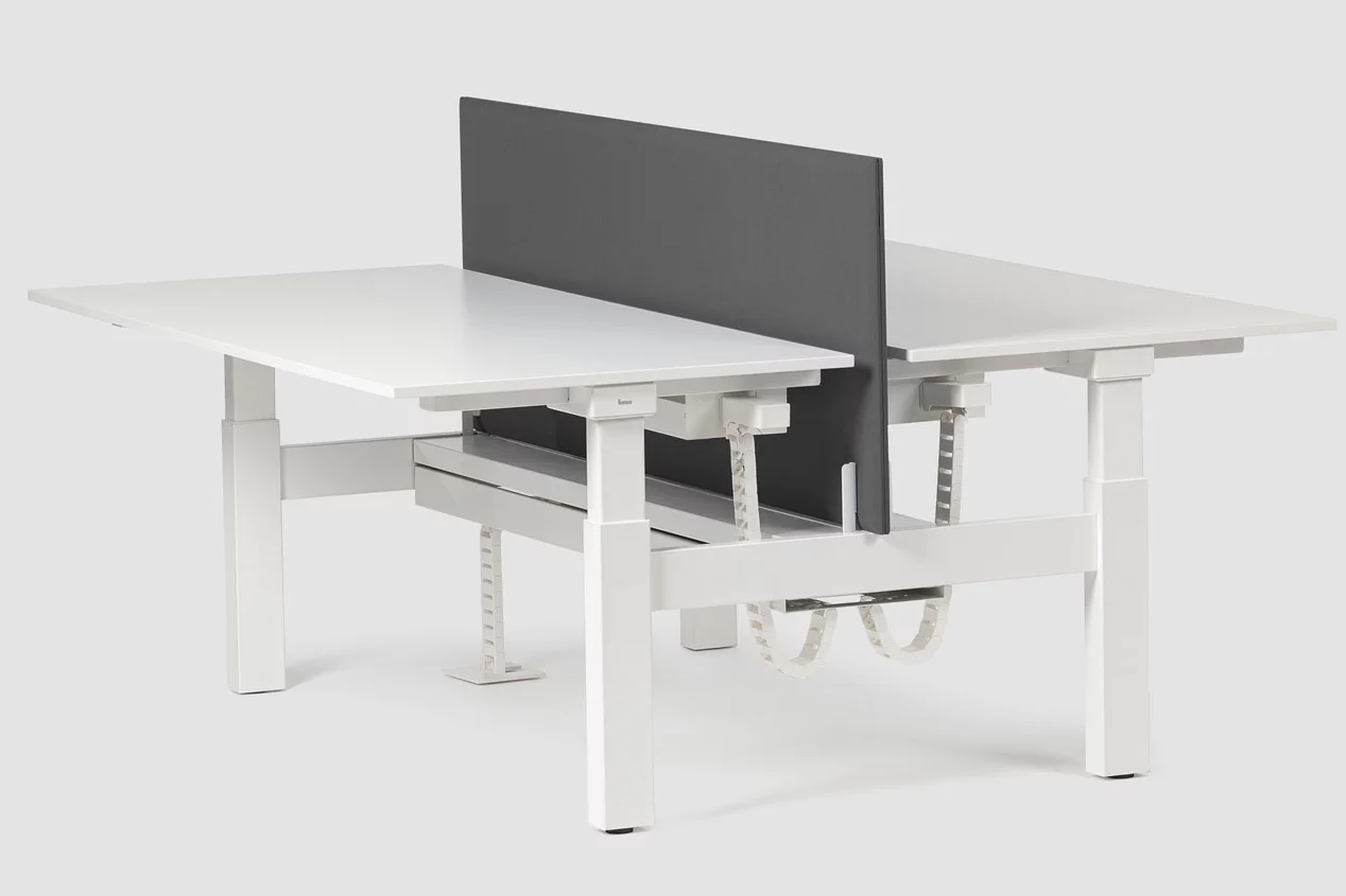 level-twin, Height-adjustable Steating height Desk, Bene Office furniture, Image 1