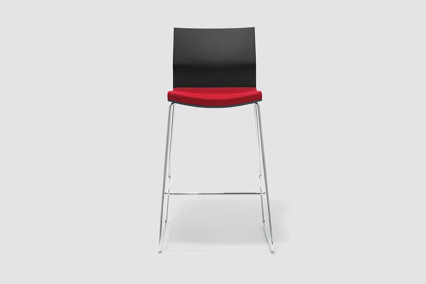 B_SIDE barstuhl, Pholstered Skid Without armrests Bar stool, Bene Office furniture, Image 1