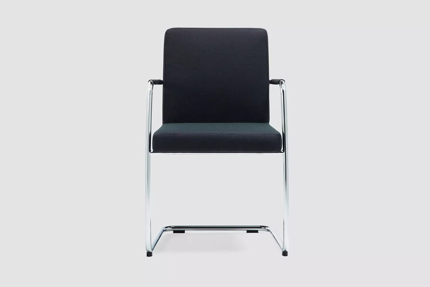 DEXTER, Freischwinger gepolstert mit Armlehne stapelbar Stuhl, Bene Büromöbel, Bild 1