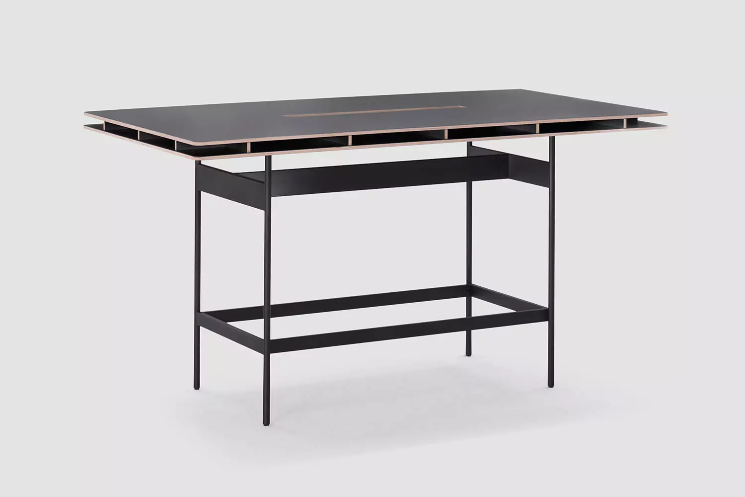 studio-high-besprechungstisch, Premium Standing height Meeting table, Bene Office furniture, Image 1