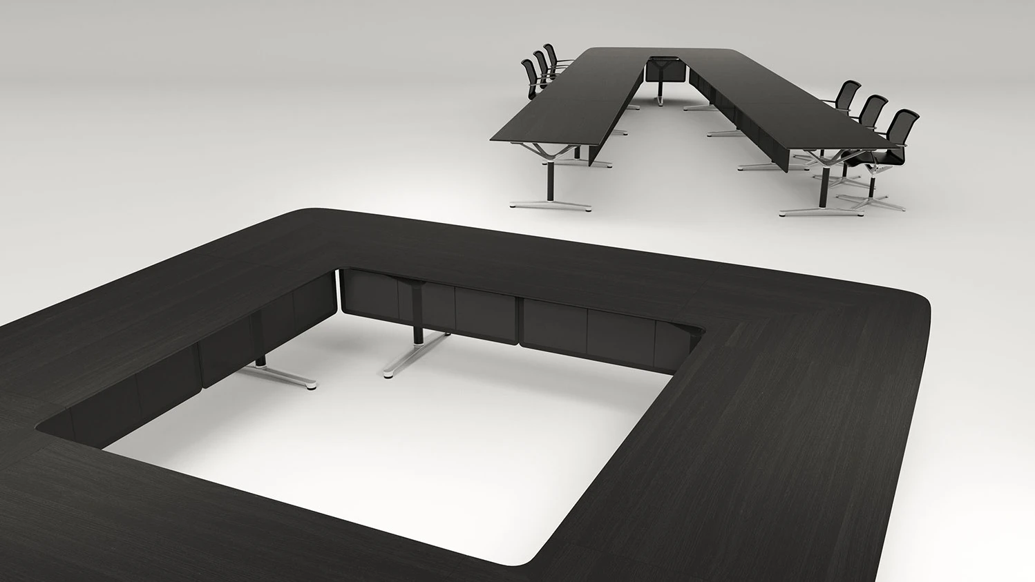 FILO Conference, Premium Seating height Meeting table, Bene Office furniture, Image 2