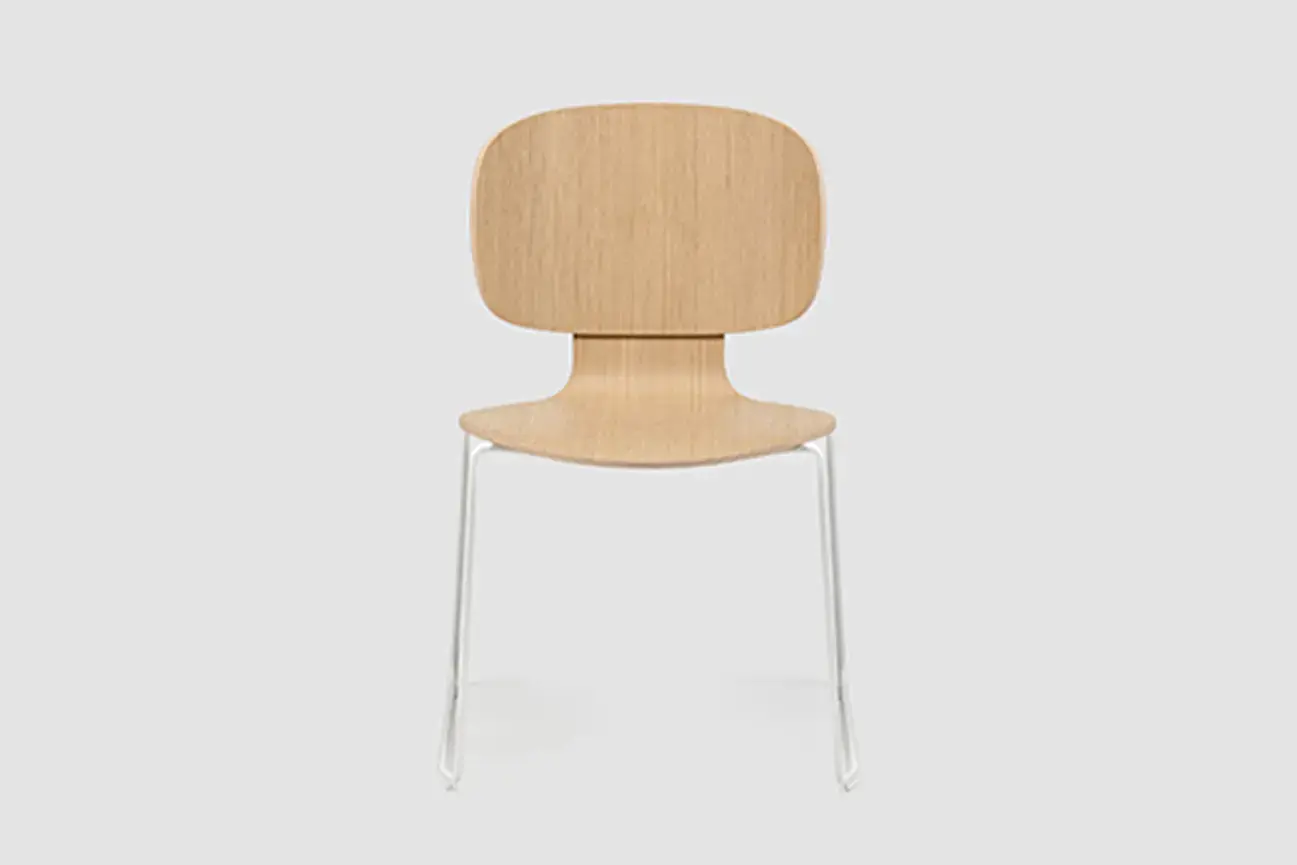 studio-chair-mit-kufengestell, gepolstert mit Armlehne unpolstert ohne Armlehne  Kufe Stuhl, Bene Büromöbel, Bild 1