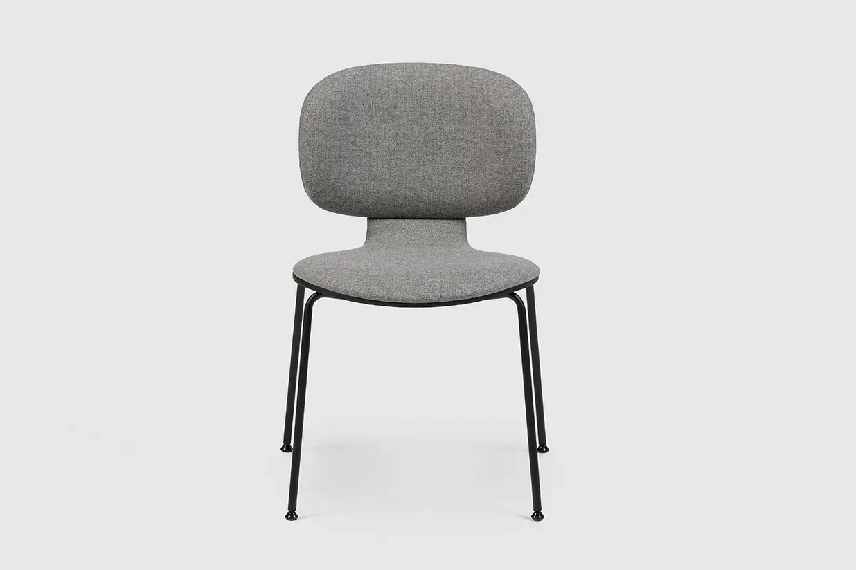 studio-chair-4-fuss, Fußkreuz gepolstert ungepolstert Premium stapelbar  Stuhl, Bene Büromöbel, Bild 1